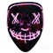 Kitcheniva Halloween Purge Rave Party Light Up Stitches Scary LED Mask